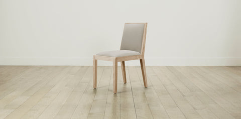 The Madison  - Performance Textured Linen Flax Dining Chair