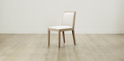 The Madison  - Performance Textured Linen Pearl Dining Chair