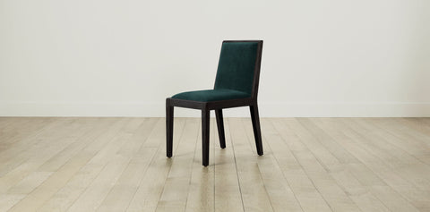 The Madison  - Performance Velvet Emerald Dining Chair