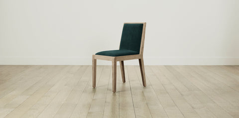 The Madison  - Performance Velvet Emerald Dining Chair