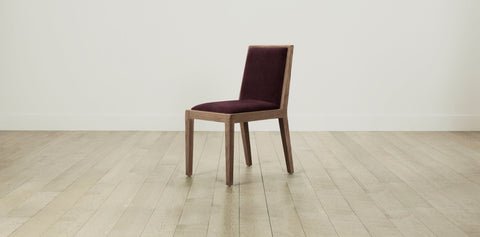 The Madison  - Performance Velvet Merlot Dining Chair