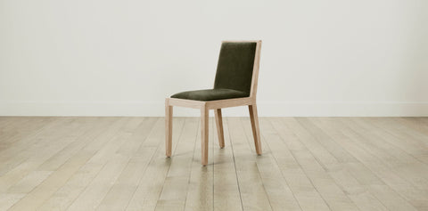 The Madison  - Performance Velvet Olive Dining Chair