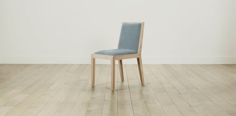 The Madison  - Performance Velvet Sky Dining Chair