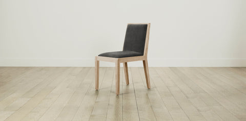 The Madison  - Performance Velvet Slate Dining Chair