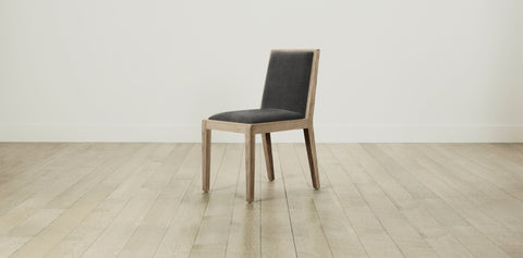 The Madison  - Performance Velvet Slate Dining Chair