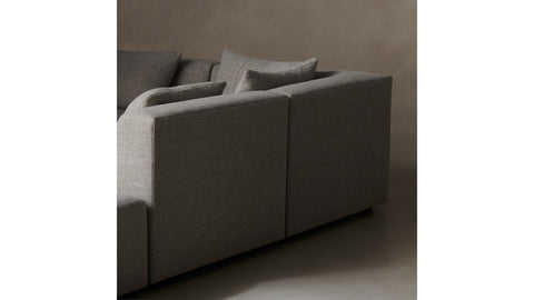 The Breuer Modular  - Belgian Linen Agate Sofa